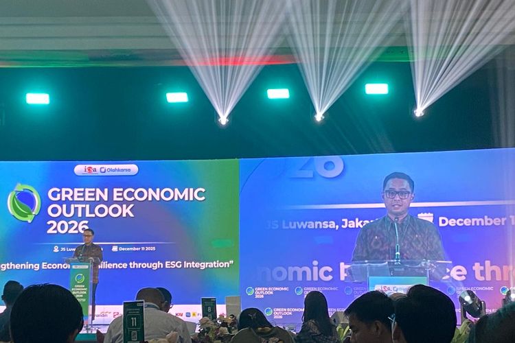 Kepala Divisi Peraturan dan Layanan Perusahaan Tercatat BEI, Teuku Fahmi Ariandar, menjelaskan soal investasi berkelanjutan, Kamis (11/12/2025). 