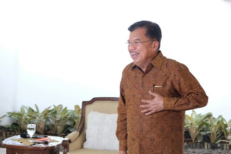 Wakil Presiden RI, Jusuf Kalla Ketika Memberikan Keterangan Pers di Rumah Dinas Wakil Presiden RI, Jakarta, Selasa (23/5/2017).