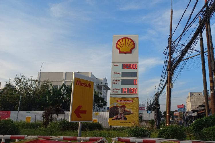 Hanya beberapa SPBU Shell yang memiliki stok Shell Super