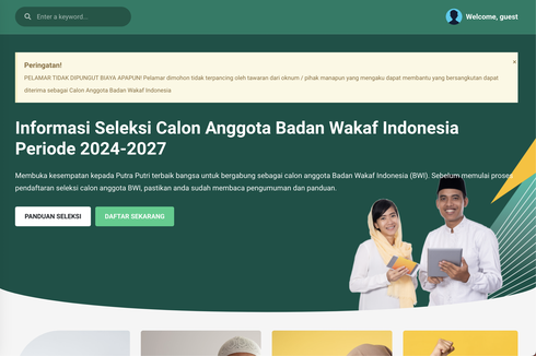 Sudah Dibuka, Ini Syarat dan Cara Daftar Seleksi Anggota Badan Wakaf Indonesia
