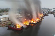 Kesaksian Warga Saat 12 Kapal Tiba-tiba Terbakar di Pekalongan, Sebut Api Cepat Menyambar