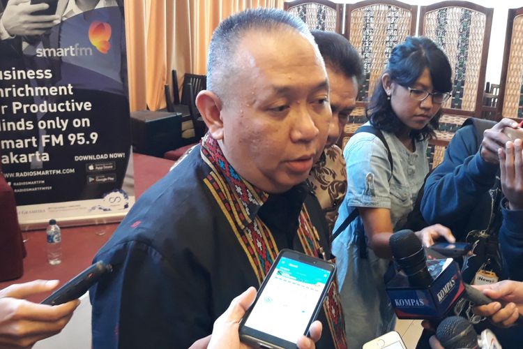 Anggota Kompolnas Andrea Pulungan di Menteng, Jakarta Pusat, Sabtu (24/2/2018).