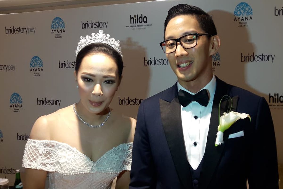 Yuanita Christiani dan Indra Wiguna dalam wawancara di Ayana MidPlaza Jakarta, Thamrin, Sabtu (16/3/2019).