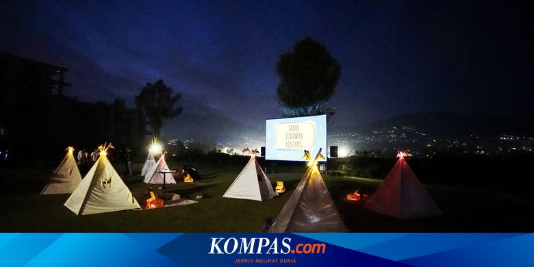  Tenda  di Bawah Bintang  Bioskop Outdoor Kekinian di Lembang
