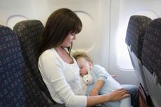 Bayi Sakit Jangan Diajak Naik Pesawat