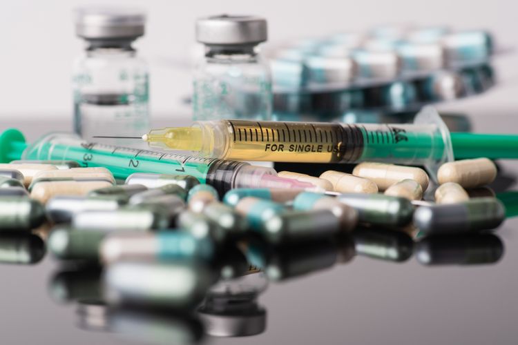 Ilustrasi obat ilegal.