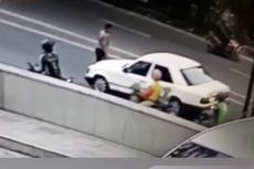Viral, Video Sekuriti Ditabrak Usai Beri Akses Jalan Mobil Lain di Medan, Ini Penjelasan Polisi
