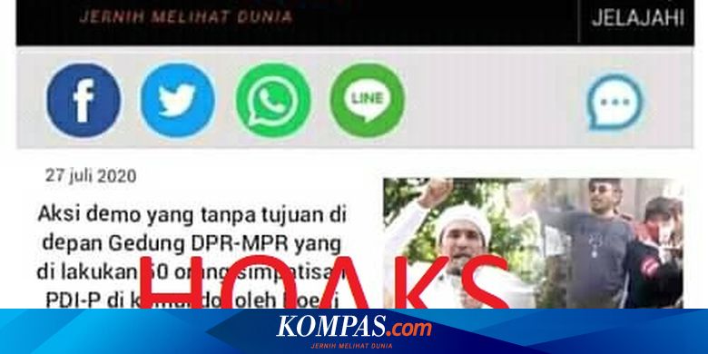 [HOAKS] Bentrok Antar Ormas Agama di Kota Bandung