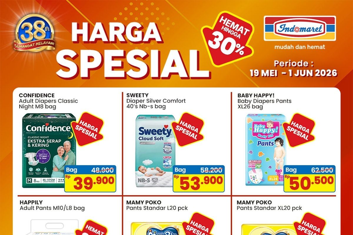 Promo Indomaret Perlengkapan Bayi 1 hingga 1 Juni 2026, Sun Bubur Rp 7.900