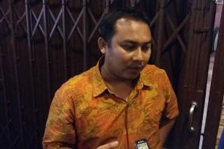 Ketua Konstitusi dan Demokrasi (Kode) Inisiatif Veri Junaidi, saat ditemui di Menteng, Jakarta Pusat, Kamis (20/8/2015).
