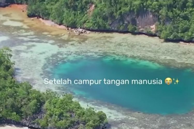 Kondisi Pantai Kartika dan Pulau Senja di Konsel Bikin Nyesek Wisatawan, Tambang Batu Gamping Diduga Biang Keroknya