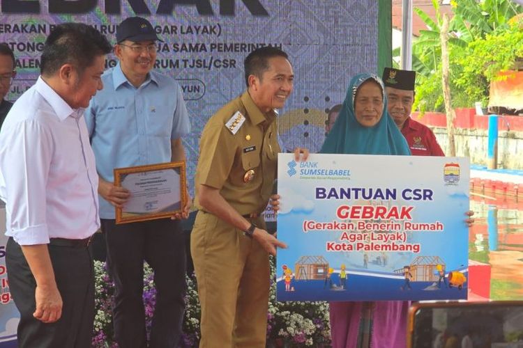 Bank Sumsel Babel Dukung Program GEBRAK untuk Rumah Layak di Palembang
