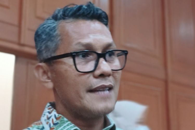 Juru Bicara Kementerian Perindustrian (Kemenperin) Febri Hendri Antoni Arif di Kantor Kemenperin, Jakarta, Kamis (31/7/2025).