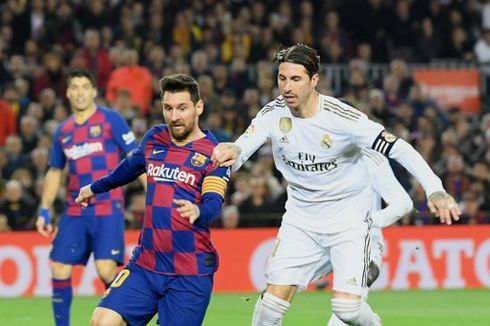Messi Hambat Dominasi Real Madrid, Ramos Curhat Sambil Berkhayal