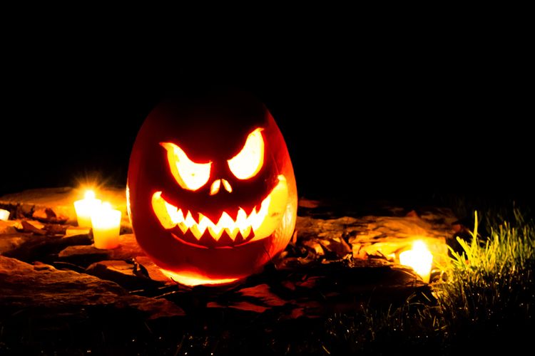 Ilustrasi Jack O Lantern.