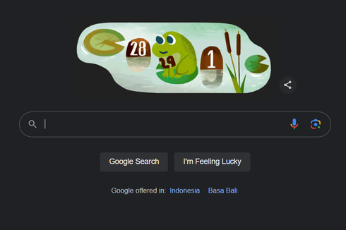 Peringati Tahun Kabisat, Google Doodle Hari Ini Tampilkan Katak Melompat