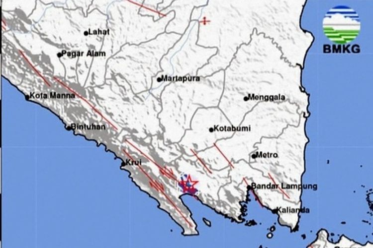 Enam Jam Tanggamus Diguncang Gempa 10 Kali, BMKG: Bukan Dampak Erupsi Anak Krakatau