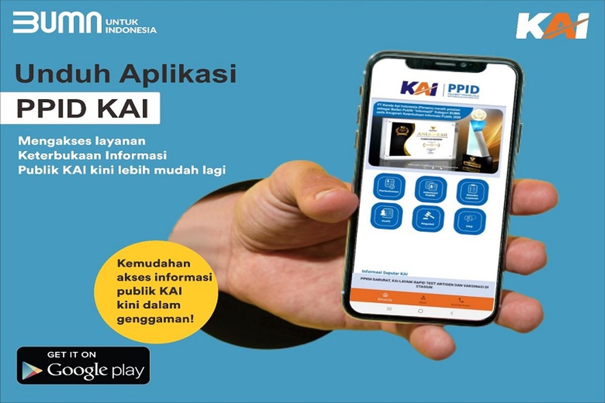 Aplikasi PPID dari KAI