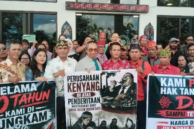 Harapan Warga Adat Kotim Belum Terjawab, Sidang Sengketa Tanah Ulayat Kembali Diundur