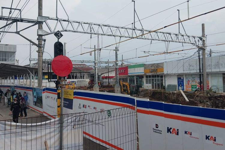 PT KAI Ungkap Progres Pembangunan Peron 6-8 Stasiun Bogor