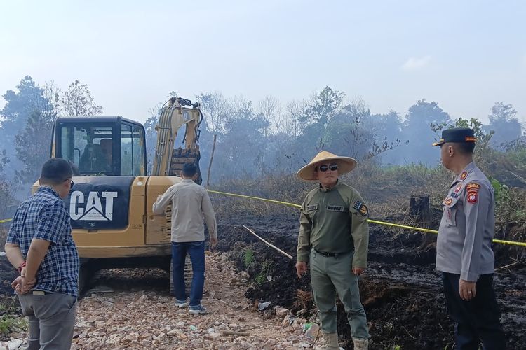 Polisi Segel 9 Lahan Terbakar di Kubu Raya, Pemilik Lahan Dipanggil