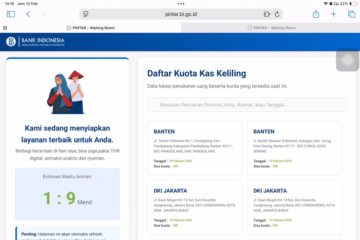 Antrean Panjang Penukaran Uang Lebaran BI Dibuka, Yogyakarta Tak Masuk Daftar