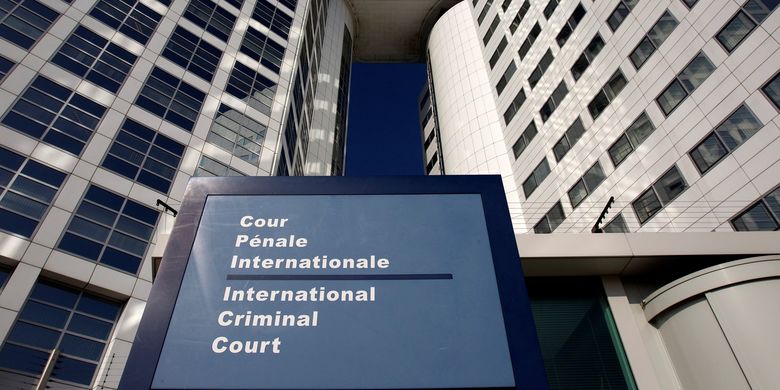 An image of International Criminal Court (ICC) in the Hague, Netherlands dated March 3, 2011. 