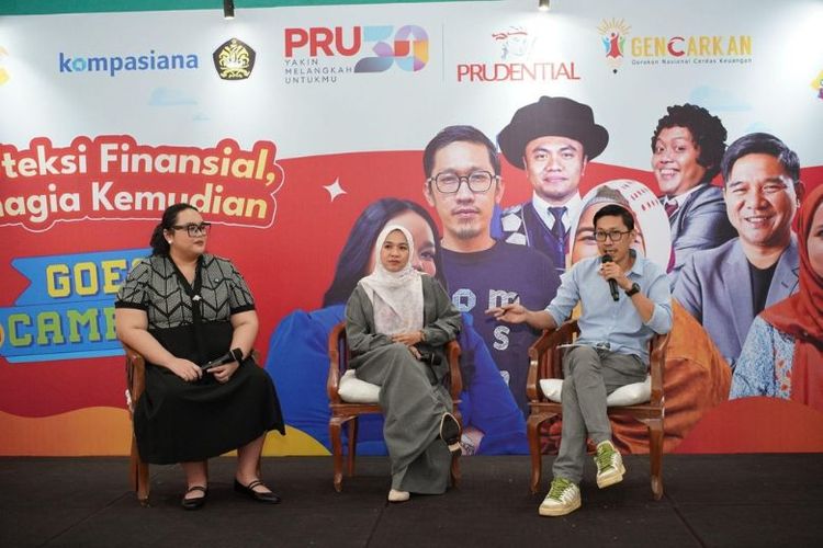 Prudential Indonesia menggelar edukasi finansial kepada mahasiswa dalam rangkaian kegiatan "PRUteksi Finansial, Bahagia Kemudian" di Universitas Pancasila, Depok, Jawa Barat (Jabar), Senin (24/11/2025).