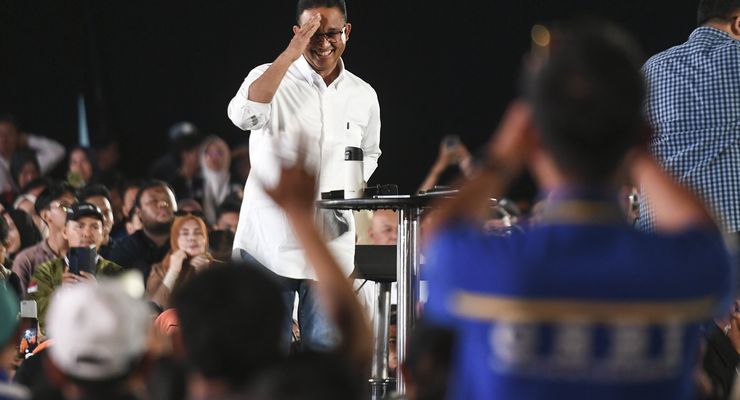 Ribuan Warga Brebes Hadiri Kampanye Akbar Anies Baswedan di Padepokan Sudirman Said