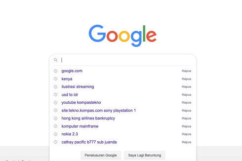 Begini Cara Menghapus Riwayat Pencarian Google di Ponsel Android