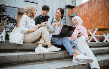 Ilustrasi mahasiswa daftar LPDP 2024.