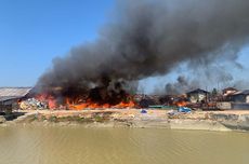 Gudang Penyimpanan Garam Terbesar di Sumenep Terbakar, Kerugian Ditaksir Rp 192 Juta