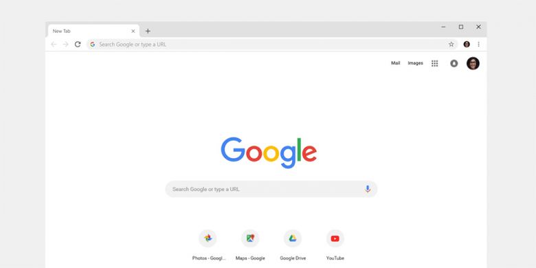 Tampilan baru Google Chrome di versi 69