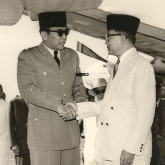 Presiden Soekarno dan Wakil Presiden Mohammad Hatta