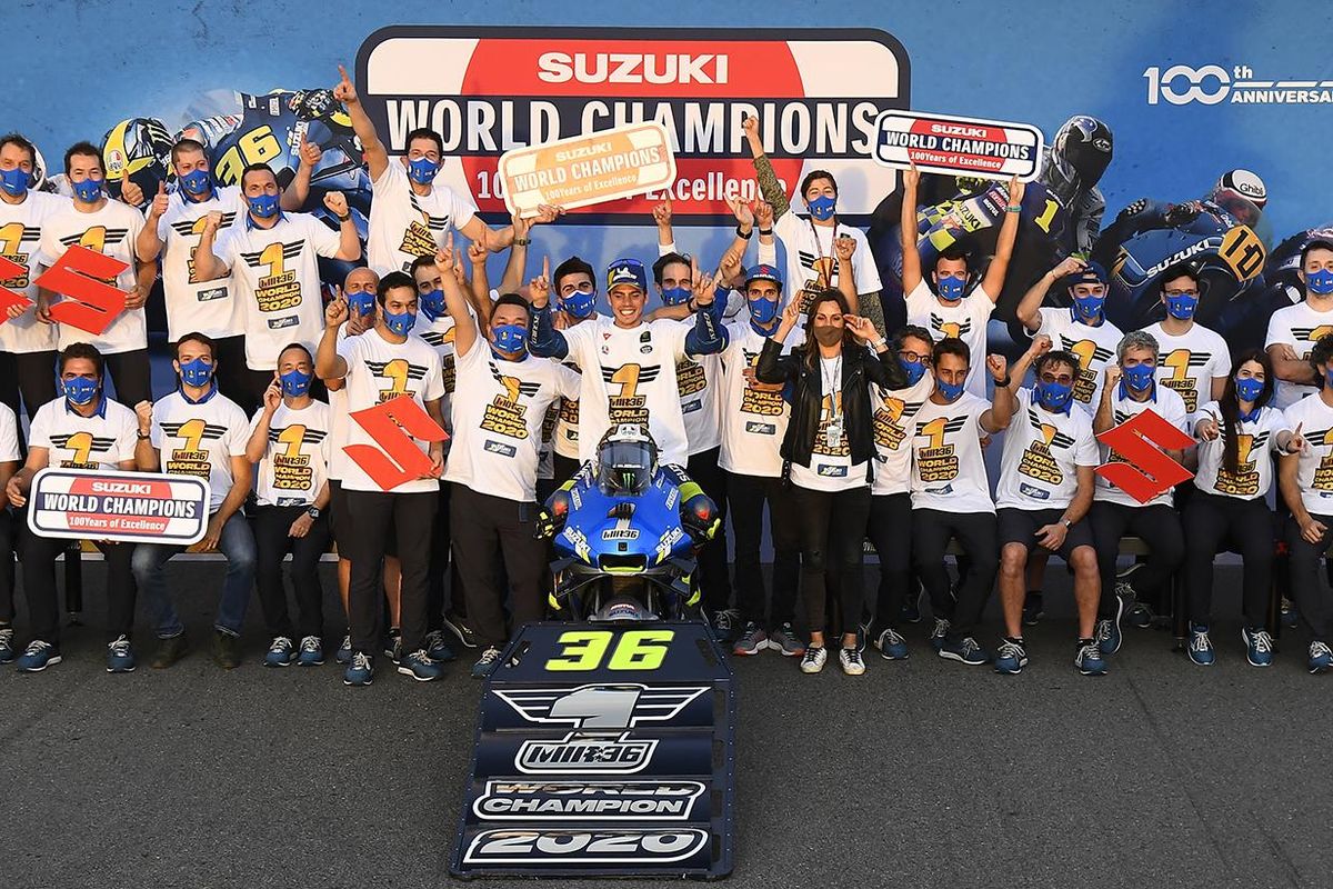 Joan Mir berhasil menjadi juara dunia MotoGP 2020