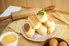 Resep Roti Panggang Teflon Isi Custard, Empuk dan Mengembang