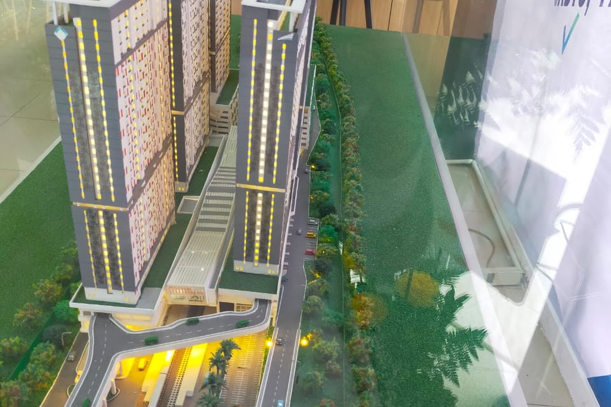 Miniatur Apartemen Mahata Serpong.