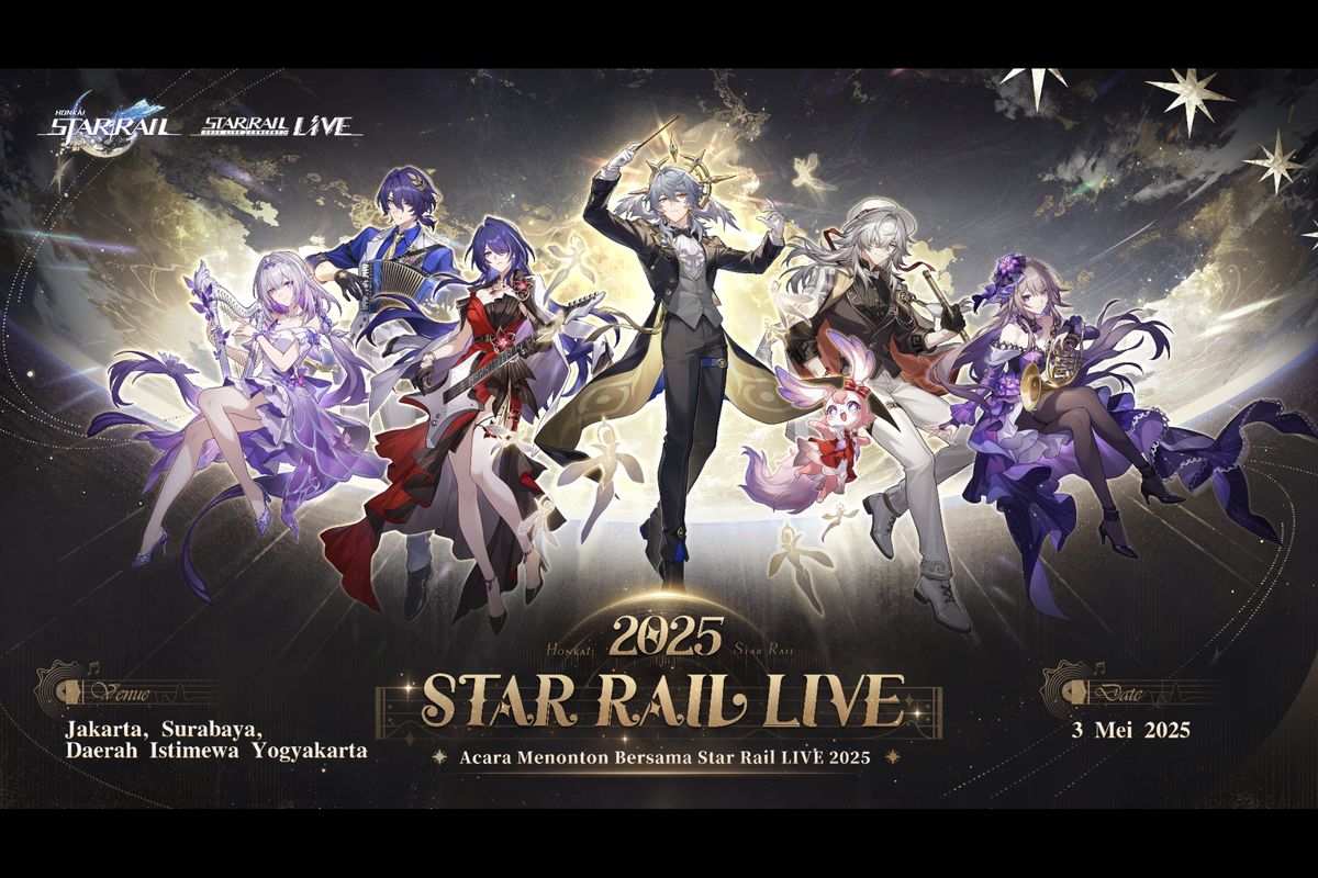 poster Honkai Star Live 2025.