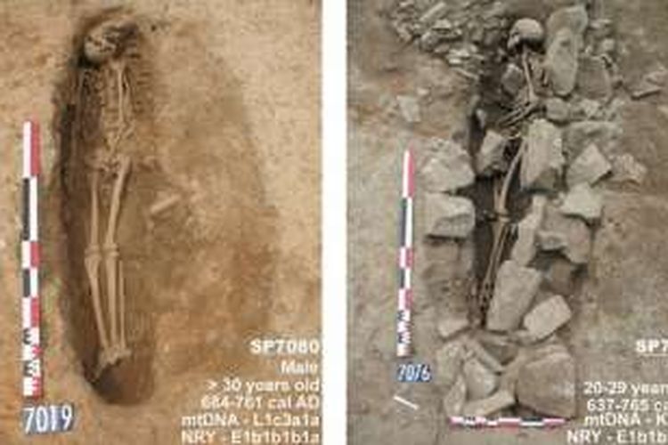 Inilah foto-foto makam Muslim kuno yang ditemukan di kota Nimes, Perancis.
