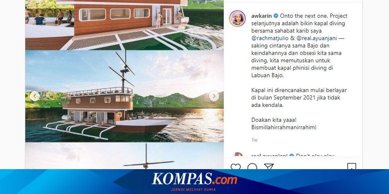 Awkarin dan Fakta-fakta Menarik soal Kapal Pinisi... - Vimarsana News
