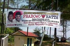 Spanduk Ucapan Selamat untuk Prabowo-Hatta Bertebaran di Bengkulu