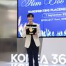 Kim Soo Hyun Letakkan Handprinting di KOREA 360 Jakarta