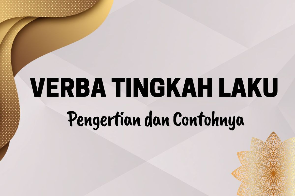 Verba tingkah laku dalam konteks penulisan buku