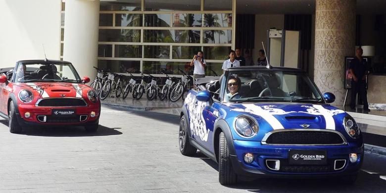 Bagi wisatawan yang ingin bergaya saat liburan di Bali, sejak akhir tahun 2013, dua Mini Cooper terbaru tersedia untuk disewa. Penyewa diperkenankan menyetir sendiri. 