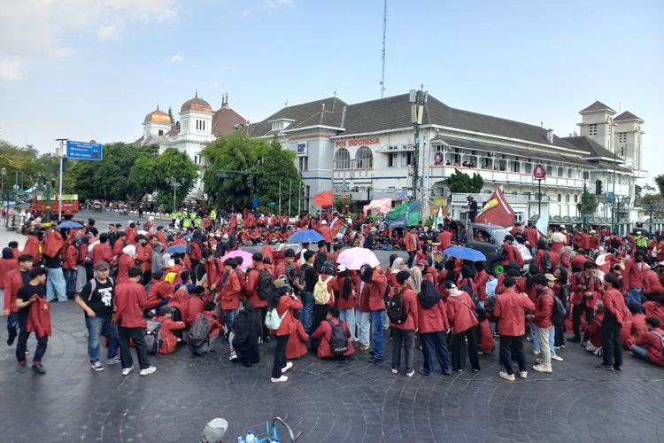 Sejumlah Orang yang Diamankan Polisi dalam Aksi Massa di DPRD DIY Dipulangkan Pagi Tadi