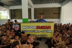 Sosialisasi Bahaya Anak Kecil Bawa Motor