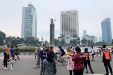 Kerumunan Car Free Day Perdana di Jakarta Setelah Pandemi, Perlukah Bermasker?
