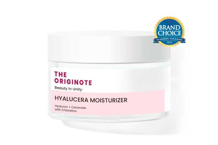 The Originote Hyalucera Moisturizer Gel.  rekomendasi brand skincare lokal murah
