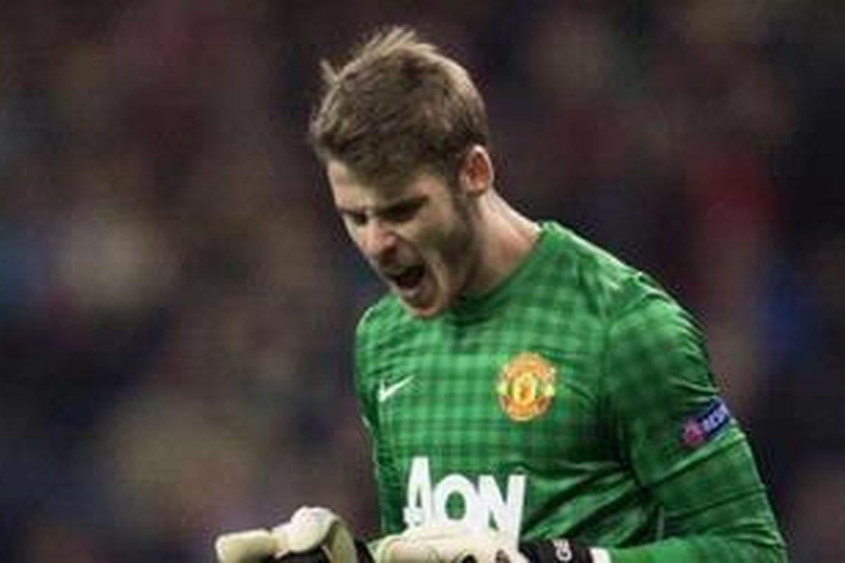 Kiper Manchester United asal Spanyol, David de Gea.