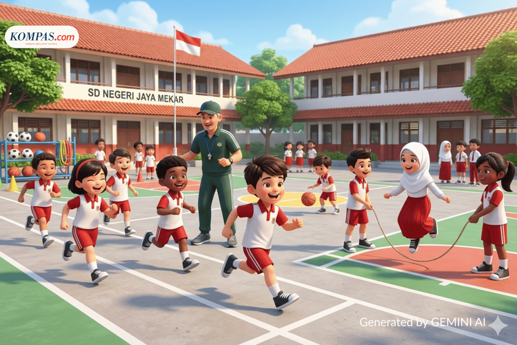 50 Soal UAS PJOK Kelas 1 Semester 2 Kurikulum Merdeka dan Kunci Jawabannya 